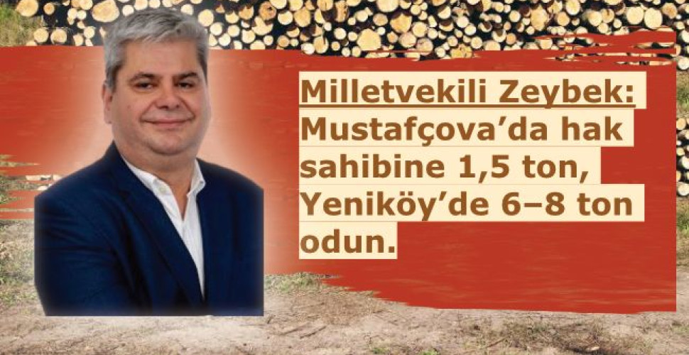 Mustafçova’da hak sahibine 1,5 ton, Yeniköy’de 6–8 ton odun